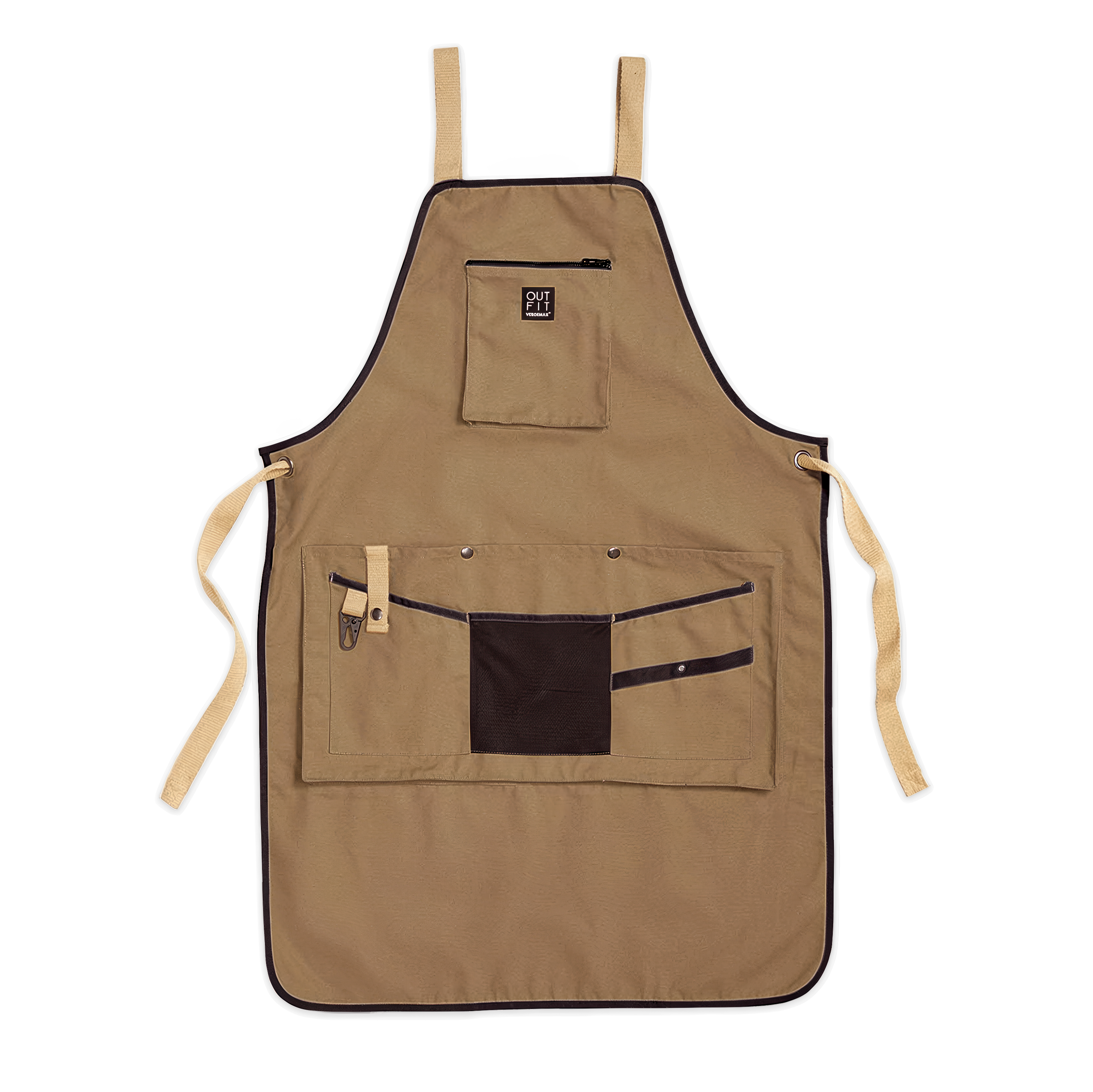 Fartuch ogrodowy LIGUSTRO TECHNICAL Beige - Verdemax