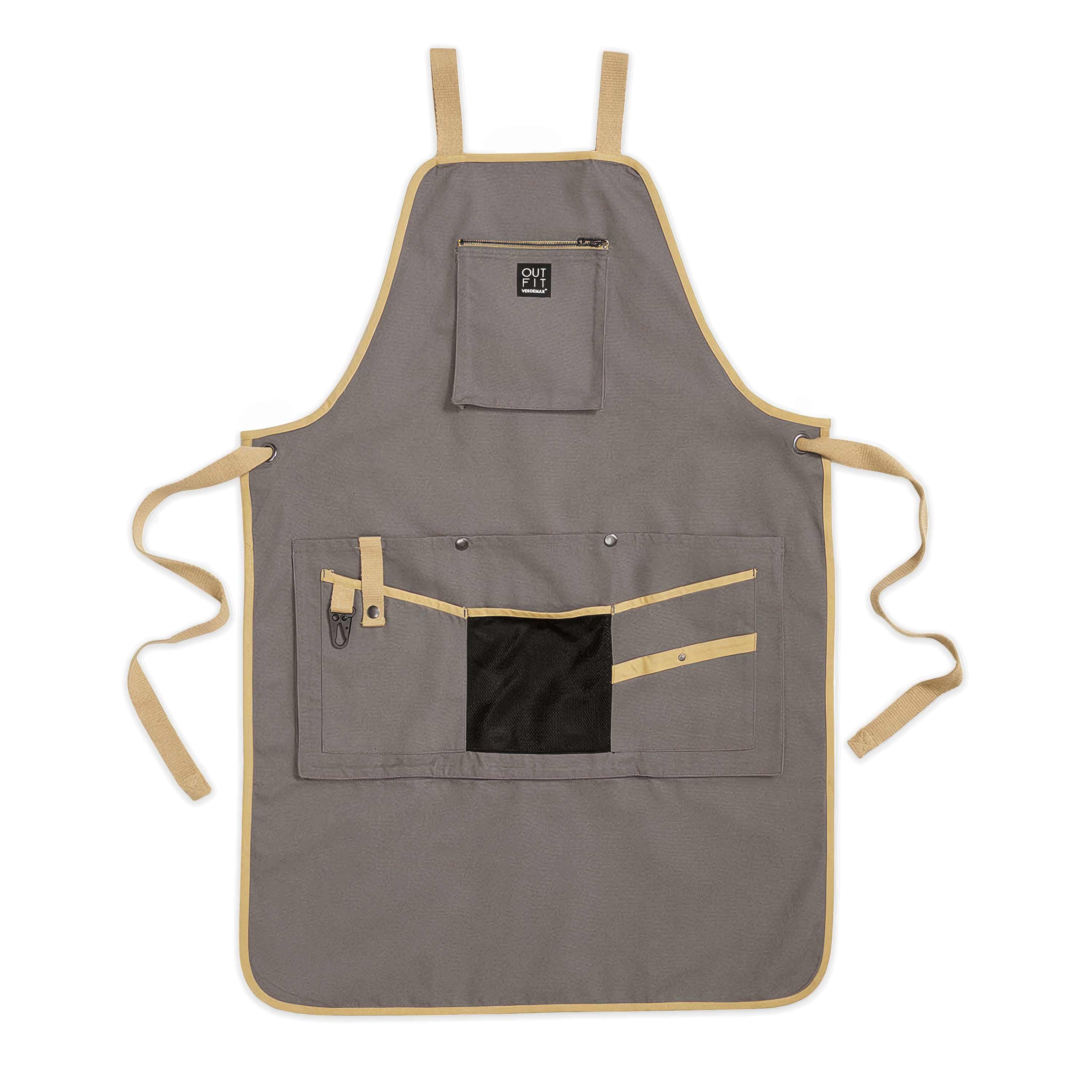 Fartuch ogrodowy LIGUSTRO TECHNICAL Nickel - Verdemax