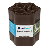 Záhradné obruby 20 cm x 9,0 m hnedé Cellfast