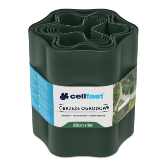 Záhradné obruby 20 cm x 9,0 m Tmavo zelená Cellfast
