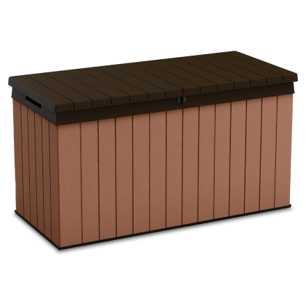 Brązowa skrzynia ogrodowa DARWIN BOX 570 Wood Brown - Keter