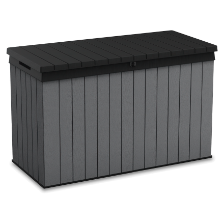 Antracytowa skrzynia ogrodowa DARWIN BOX 662L Grey - Keter