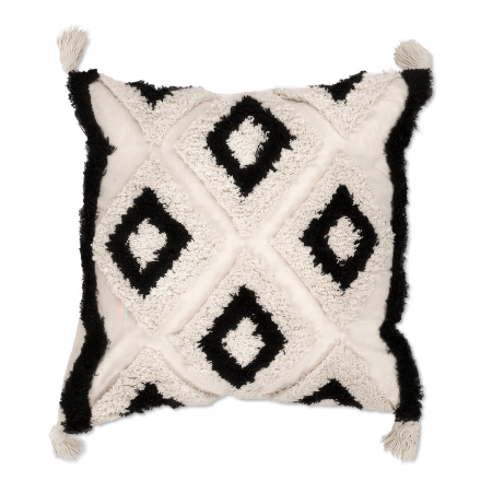 poduszka na krzesło w stylu boho z frędzlami od moodme