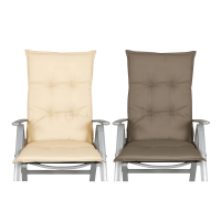 Vankúš na záhradné kreslo bledobéžový 116x51cm - MOODME