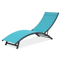 Modré plážové kreslo STAR - Focus Garden