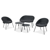 AMBER CAFFE Grafitová záhradná súprava - Focus Garden