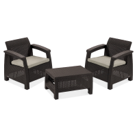 Záhradný set CORFU WEEKEND Brown