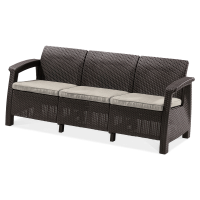 CORFU LOVE SEAT MAX záhradná pohovka Brown