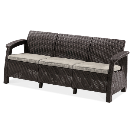 Sofa ogrodowa CORFU LOVE SEAT MAX Brown