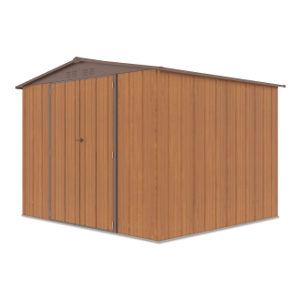 Záhradná miestnosť na náradie s osvetlením RICHMOND Dub hnedý 294x269cm - HARDMAISTER