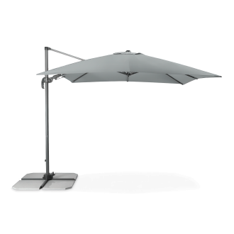 Doppler RAVENNA AX 275x275 Svetlosivý záhradný slnečník