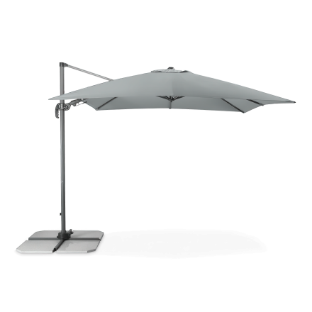 Doppler RAVENNA AX 275x275 Svetlosivý záhradný slnečník