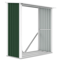 Záhradný prístrešok na drevo DENVER 182x89cm zelený - Hardmaister