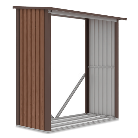 DENVER 182x89cm Orechový záhradný domček na drevo - Hardmaister