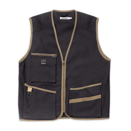 Kamizelka męska do ogrodu CORNIOLO Antracite, rozm L - Verdemax