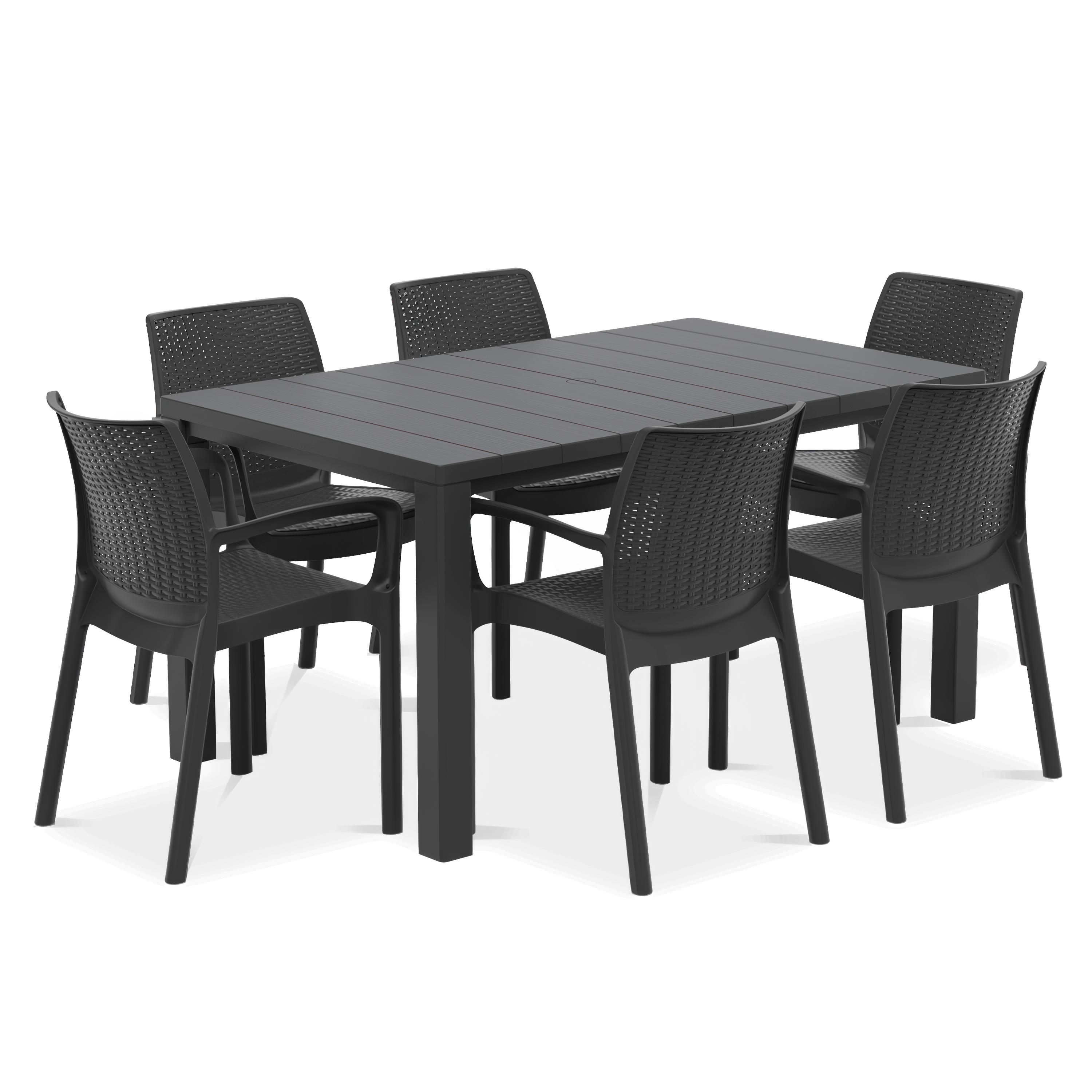 Záhradný jedálenský set BALI/JULIE 6+1 Graphite - Keter