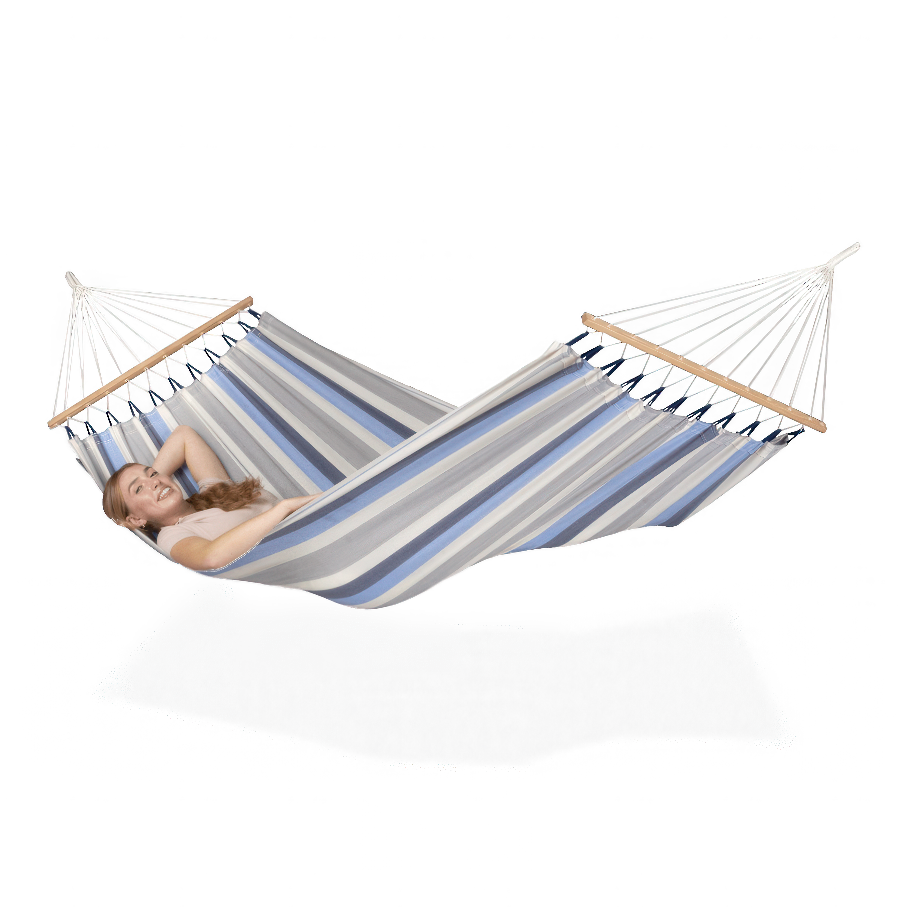 ALISIO Sea Salt hojdacia sieť pre jednu osobu s tyčou - LA SIESTA