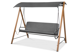 Huśtawka COMO Dark Grey - Focus Garden na białym tle