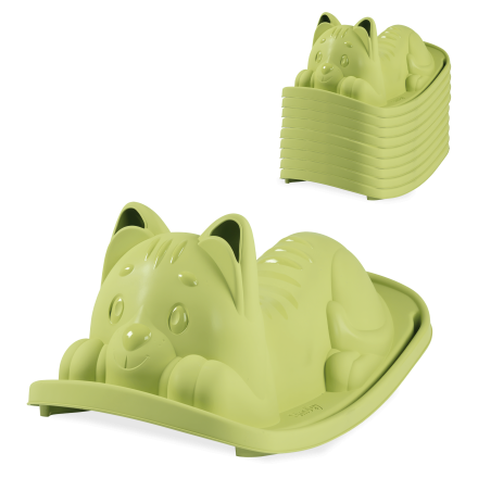 Hojdačka Kitten zelená 78x38x35cm - Smoby