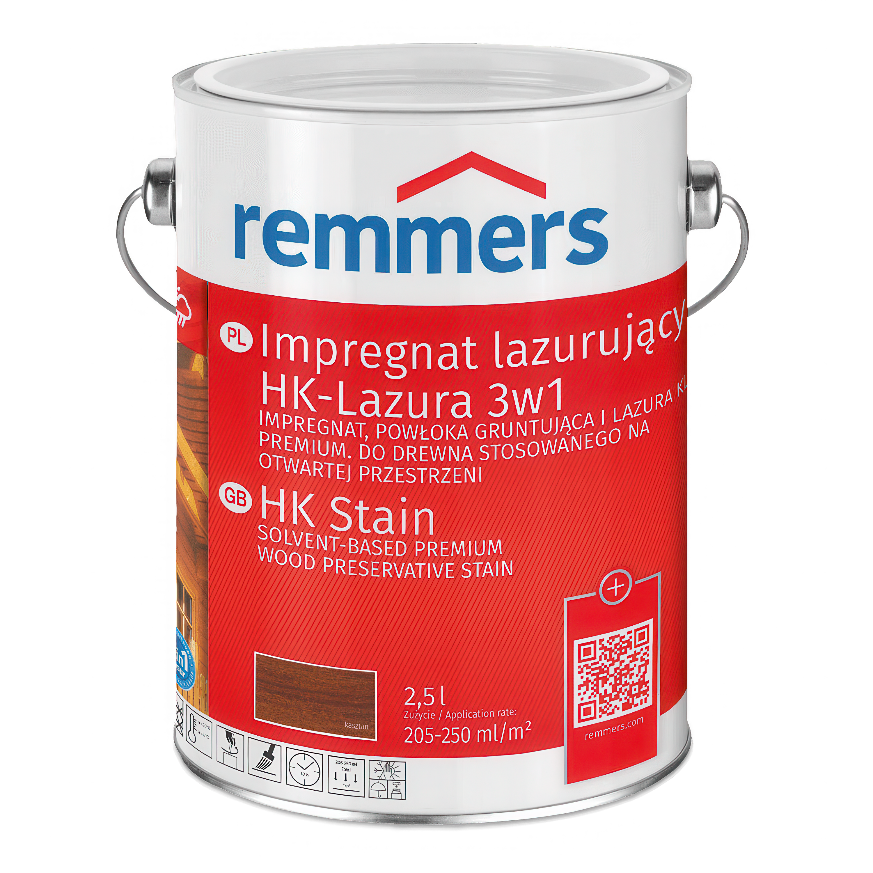 impregnat lazura w wiaderku