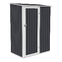 KENT 143x89cm Studená sivá záhradná búda - HARDMAISTER
