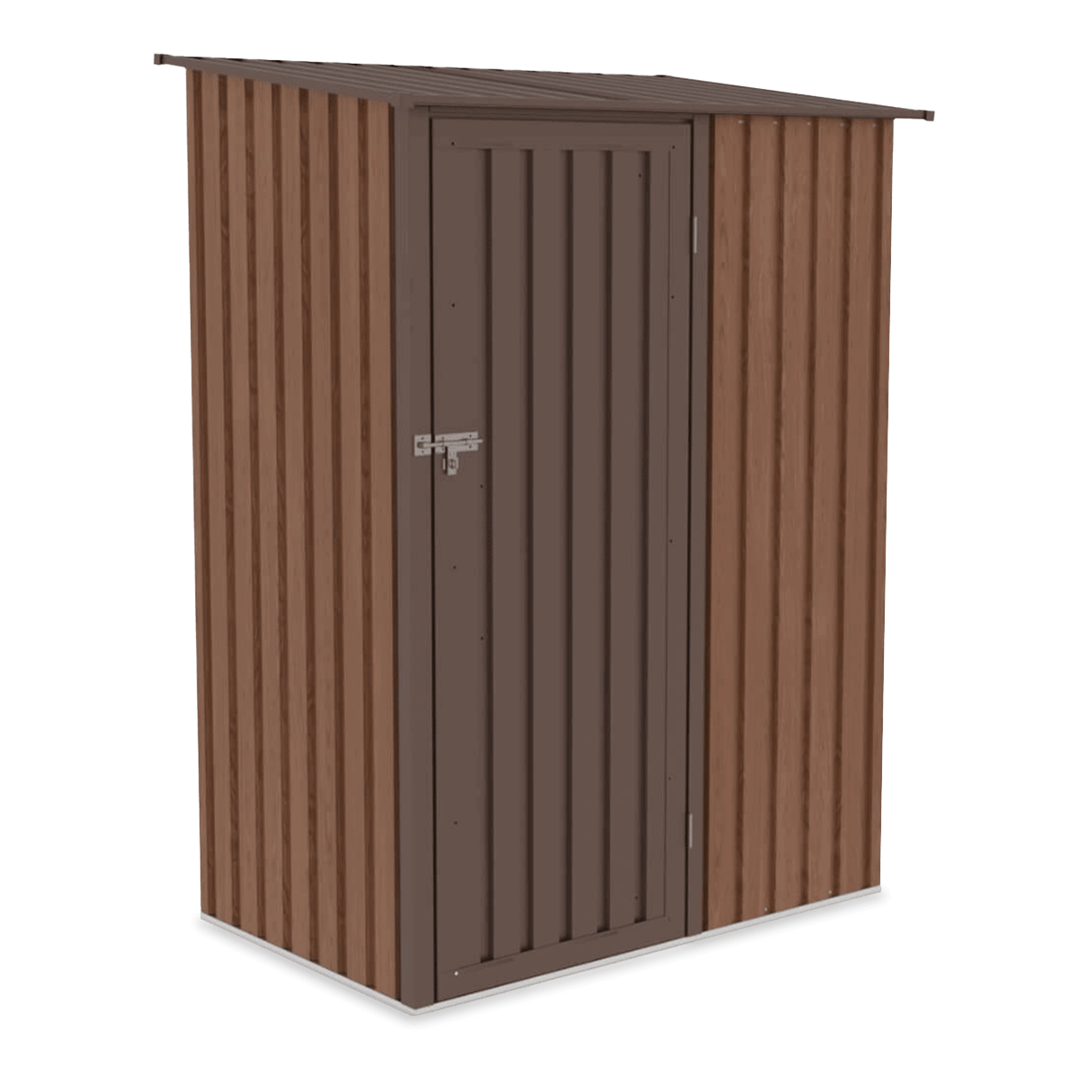 Záhradný úložný priestor z pozinkovanej ocele KENT 143x89cm Orech - HARDMAISTER