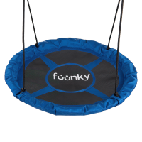 Detská hojdačka Ø 100 cm, modrá - Fuunky