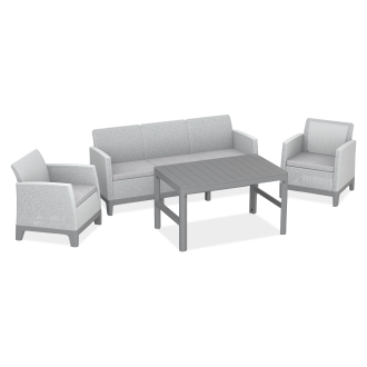 Záhradný set Keter SCANDI MAX 3/LYON Ash Grey