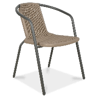 Záhradná stolička SIMPLE Cappuccino