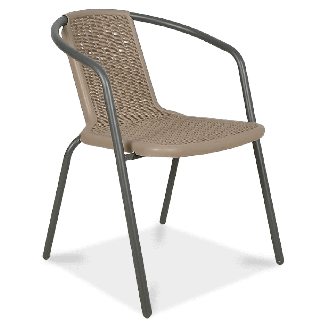 Záhradná stolička SIMPLE Cappuccino