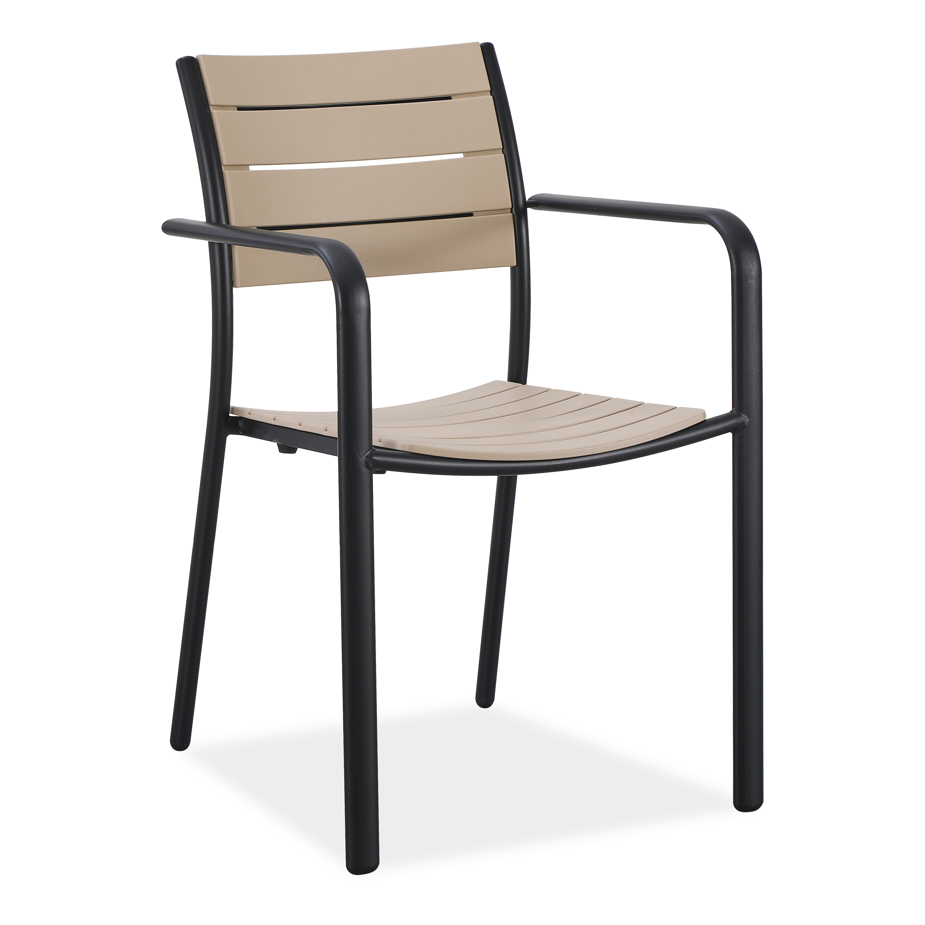 Záhradná stolička MILO Black Beige - Bjørkka