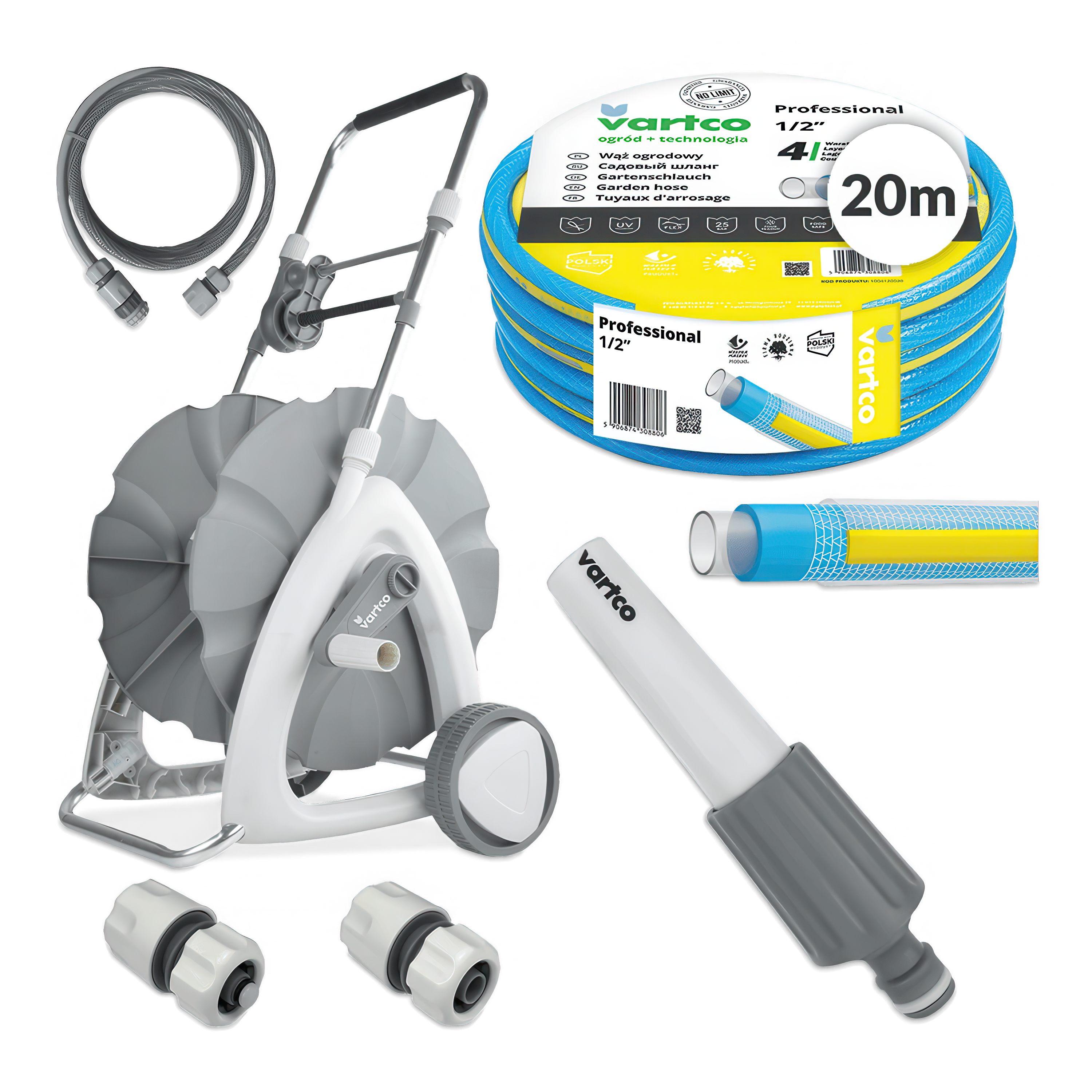 Súprava na zavlažovanie trávnika Professional Basic 20 - AGAPLAST