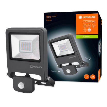 ENDURA® FLOOD Senzorové svetlomety Cool White 30W IP65 LEDVANCE