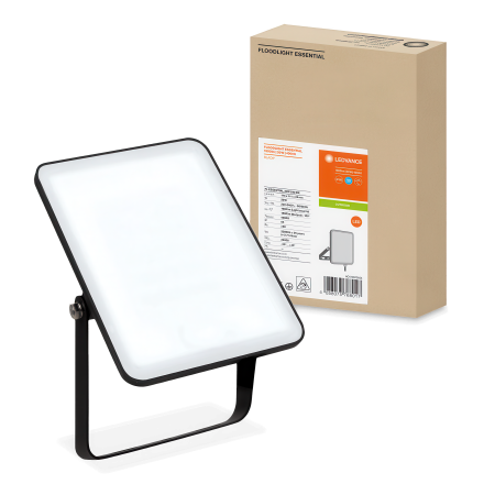 FL Essential čierny 20W IP65 LED reflektor LEDVANCE