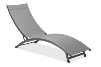 Leżak basenowy Star Dark Grey
