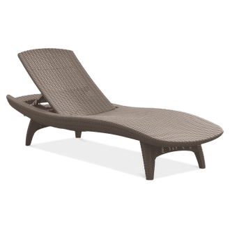 PACIFIC Záhradné ležadlo Cappuccino