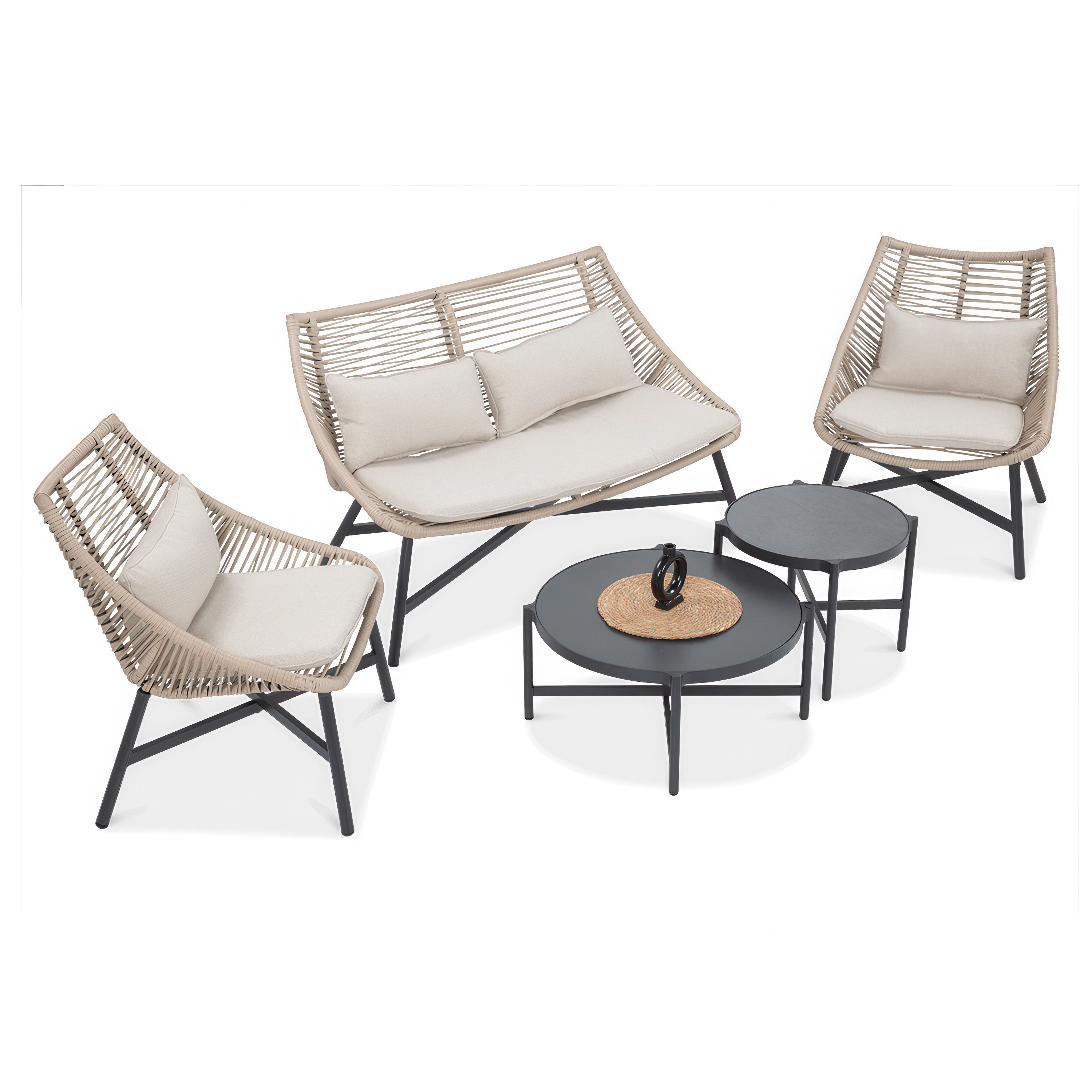 Komplet mebli ogrodowych Almera Caffe