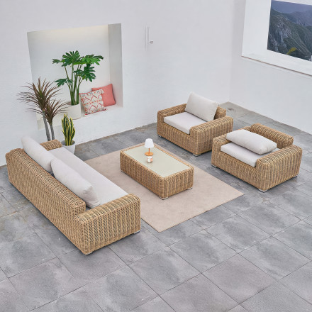 Zestaw wypoczynkowy JAKARTA CAFFE Beige