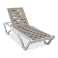 Lehátko LOMBOK White Taupe - Focus Garden