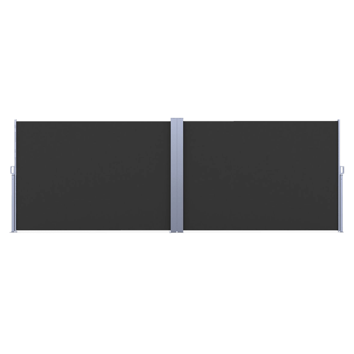 Terasová markíza 200x600 Tmavo šedá dvojitá - FOCUS GARDEN