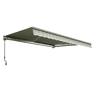 Balkónová markíza CLASSIC 300x250 sivá/biela - Gutroof