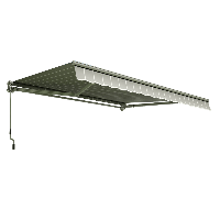 Markíza na terasu CLASSIC 400x300 sivá/biela - Gutroof