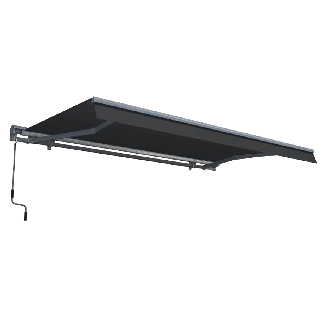 Markíza na terasu PREMIUM 400x300 sivá - Gutroof