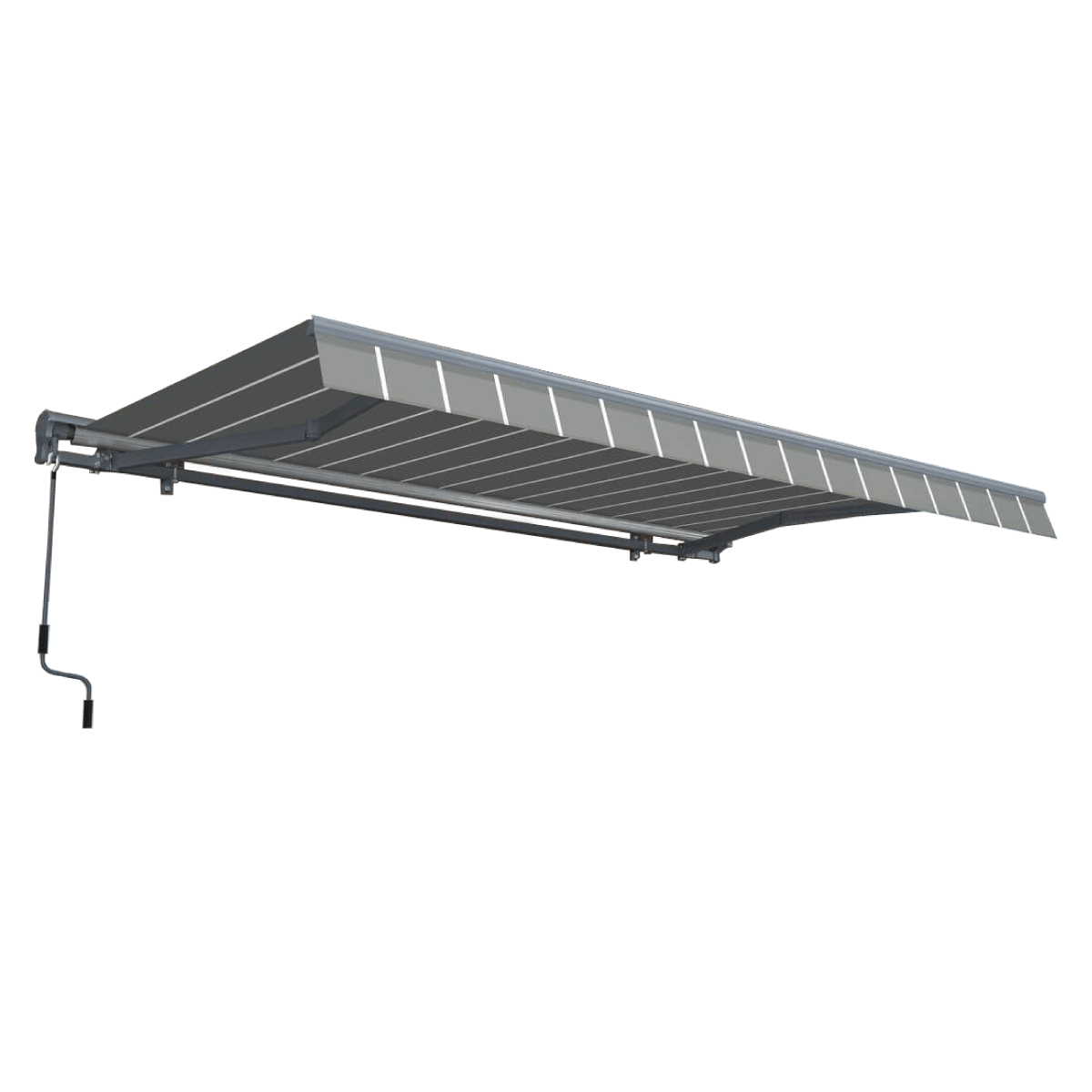 Markíza na terasu PREMIUM 400x300 sivá/biela - Gutroof