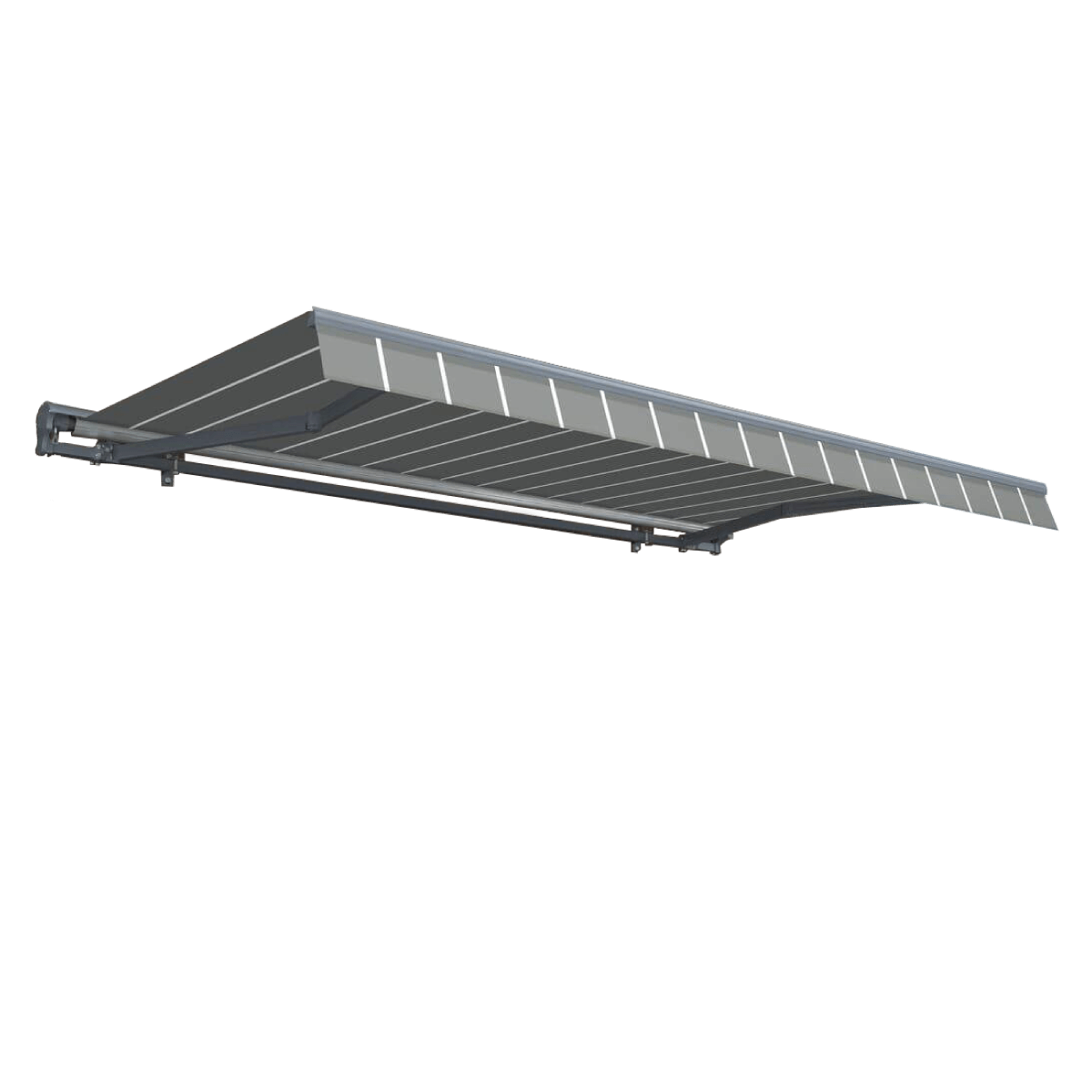 Markíza PREMIUM AUTOMATIC 400x300 sivá/biela - Gutroof