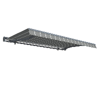 Markíza PREMIUM AUTOMATIC 400x300 sivá/biela - Gutroof