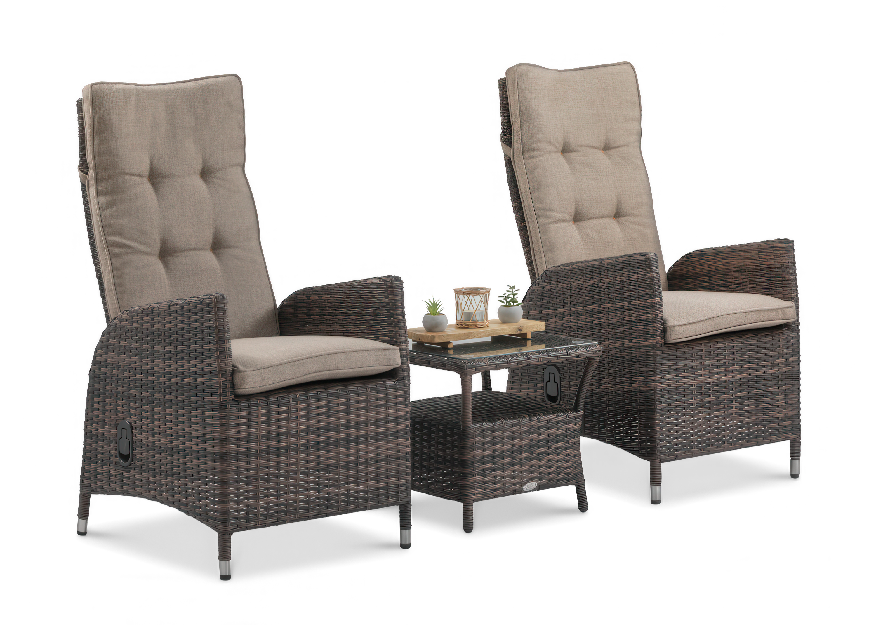 MALTA DUO Lounge Set Brown