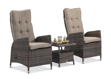 MALTA DUO Lounge Set Brown