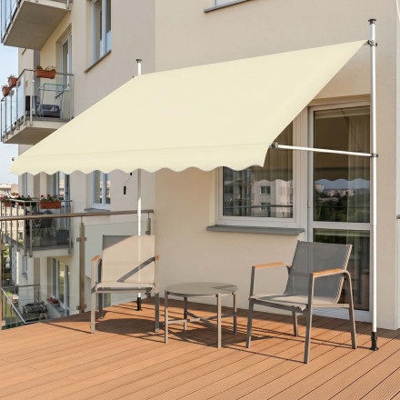 Markiza balkonowa EASY beige 300x130cm - Focus garden