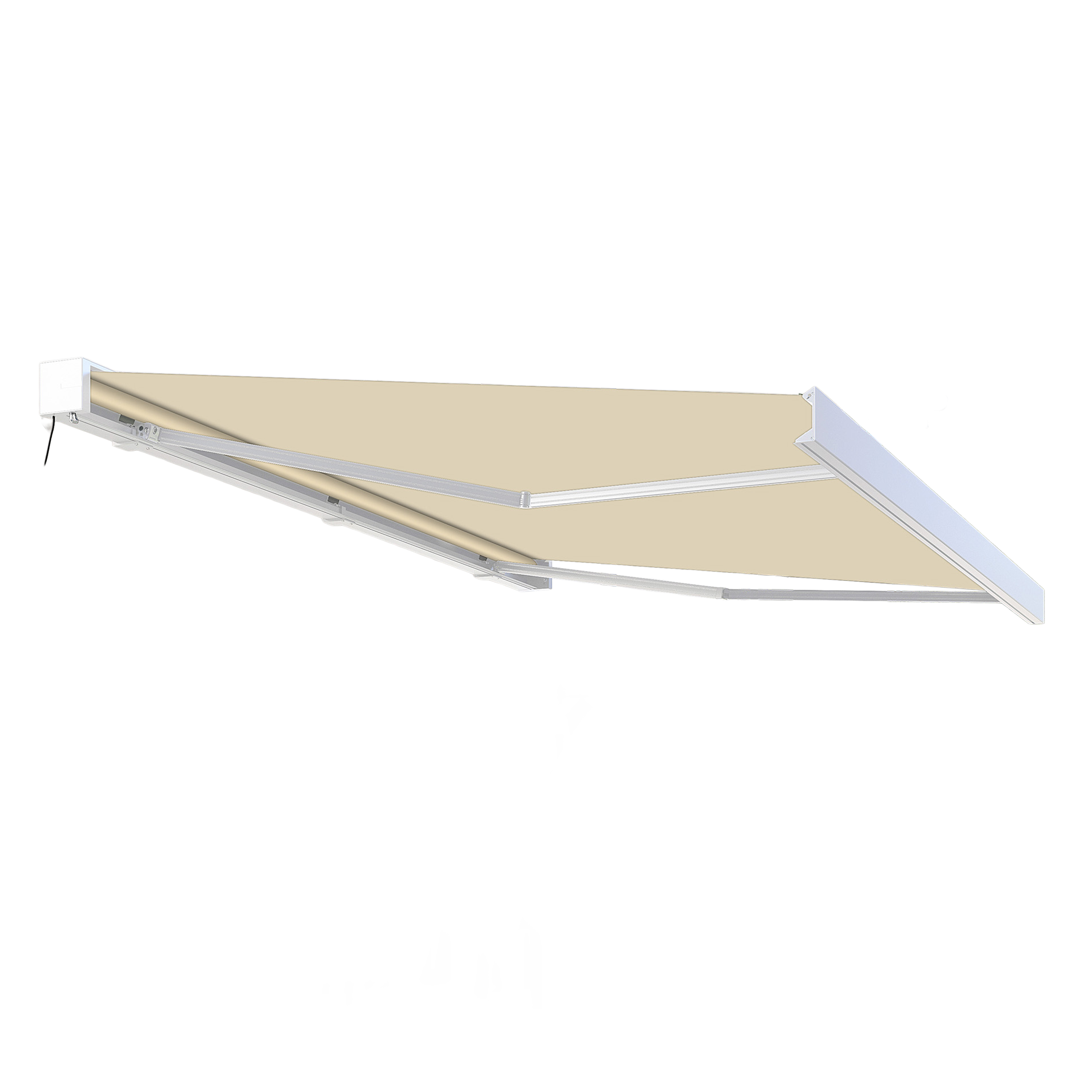 PRIME AUTOMATIC 450x300 BEIGE markíza na terasu s LED osvetlením a senzorom - Gutroof
